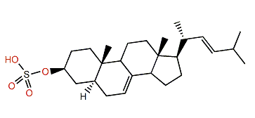 (22E)-24-Nor-5a-cholesta-7,22-dien-3b-ol sulfate